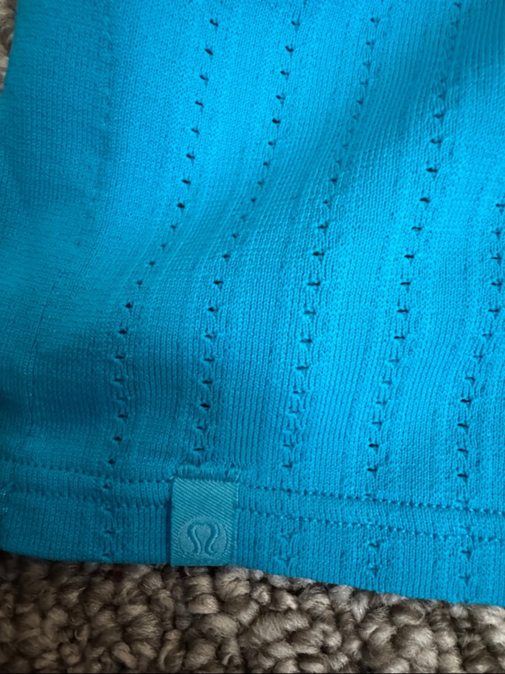 lululemon athletica Turquoise Blue Tank Top XL like new - Picture 2 of 3